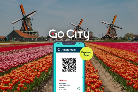 Ámsterdam: Pase Go City Explorer - Elija de 3 a 7 atraccionesPase Amsterdam Explorer - 4 opciones