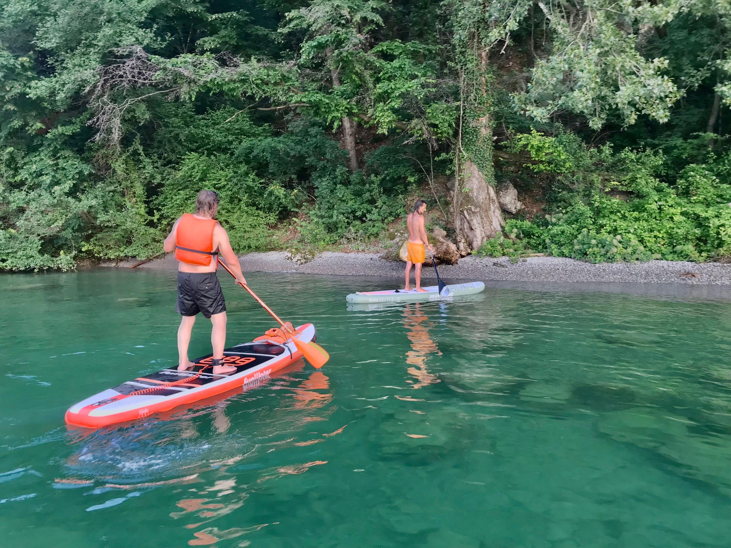Iseosee: Verleih von Paddelbrettern