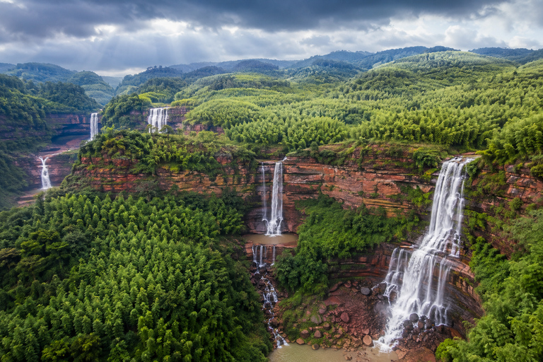 Guizhou: Sidonggou Scenic Area Waterfall Tickets Sidonggou Scenic Area: Admission + Round-Trip Shuttle