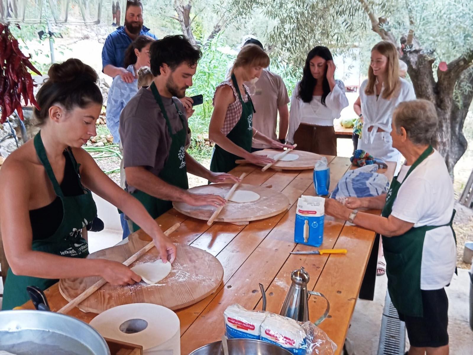 Phyllo-Kuchen-Backkurs @ Lefkada Micro Farm