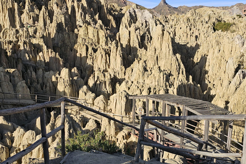 La Paz : Tour de ville classique + Telefericos + Vallée de la Lune (demi-journée)