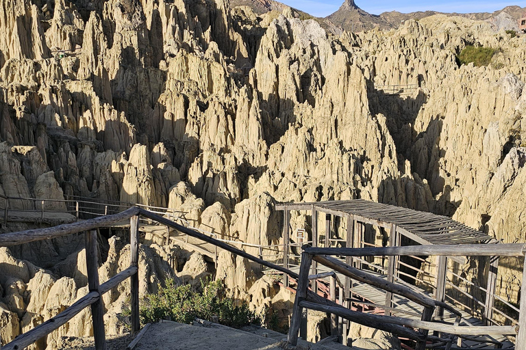 La Paz : Tour de ville classique + Telefericos + Vallée de la Lune (demi-journée)