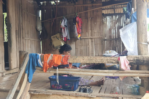 Chiang Rai: 2-Day Jungle Trek only walk with Waterfall