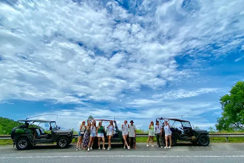 Hue-HoiAn: Excursión en Jeep de 1 trayecto con visitas turísticas a través del Paso de Hai Van