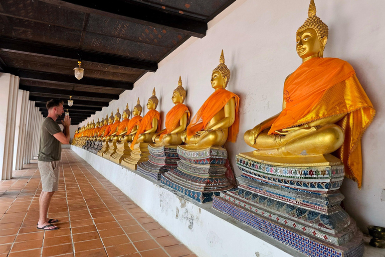 Bangkok : Excursion d&#039;une journée à Ayutthaya avec visite privée à bord d&#039;une longue queue