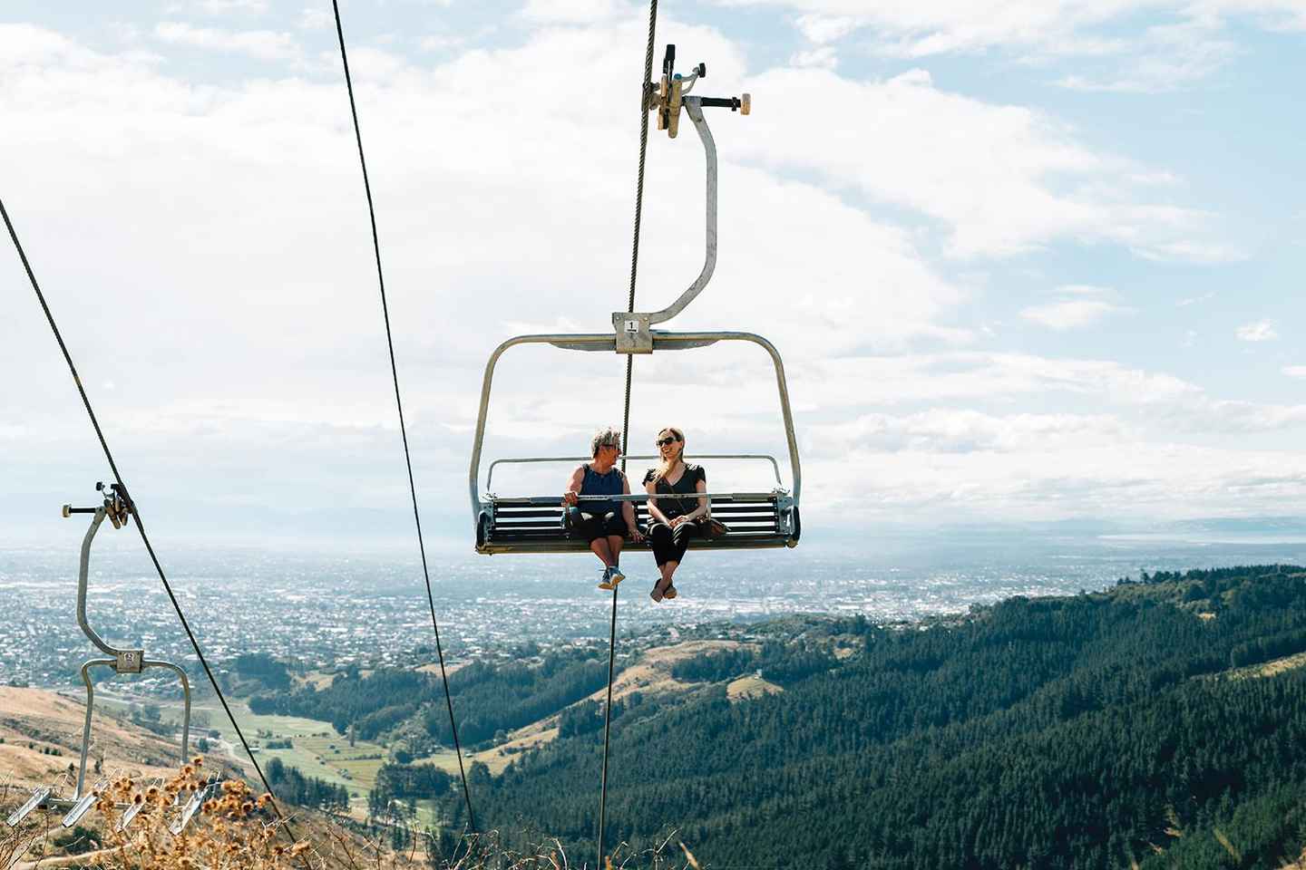 Scenic Chairlift Ride at Christchurch Adventure Park - Scenic Chairlift Ride at Christchurch Adventure Park