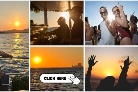 Ibiza: Formentera Full-Day Boat Trip with Sunset Party