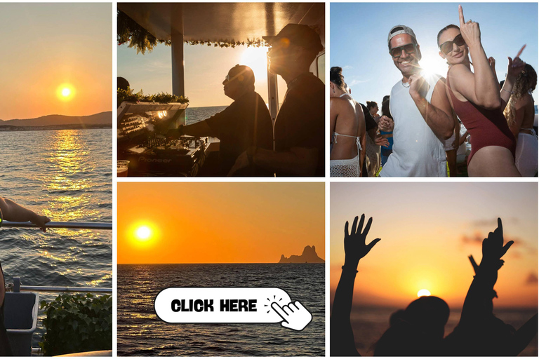 Ibiza: Formentera Full-Day Boat Trip with Sunset Party