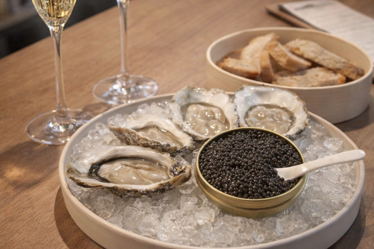 Geneva: Champagne, Caviar, and Oyster Tasting