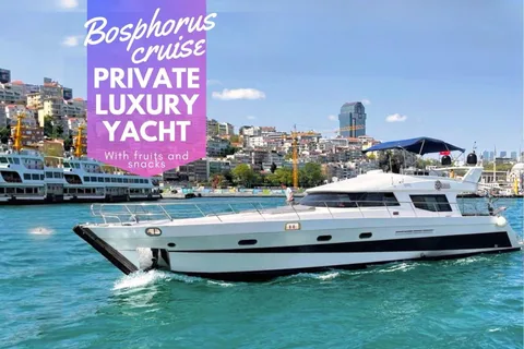 Istanbul : Croisière privée sur le Bosphore à bord d'un yacht de luxe
