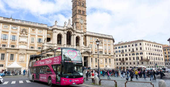 Hop-on Hop-off and Saint Mary Major with Audio Guide Option