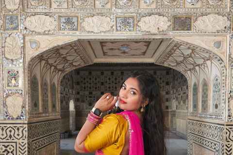 From Delhi: Jaipur Private Day Tour with Cultural Experience From Delhi: Jaipur Day Tour With AC Car+Driver+Tour Guide