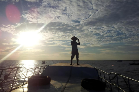 Pueblo Flotante de Kampong Phluk: Tour privado al atardecer