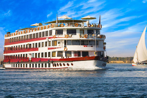 Louxor : Croisière tout compris de 3 nuits sur le Nil jusqu&#039;à Assouan et montgolfièreBateau de croisière standard 5 étoiles sur le Nil