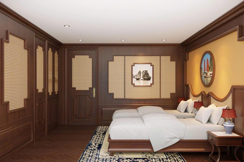 Hanoi: 2-Day Halong & Bai Tu Long Bay 5-Star Cruise, Balcony Halong: 2-Day Halong& Bai Tu Long 5-Star Cruise with balcony