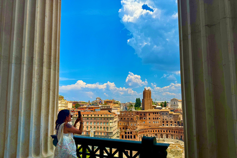 Rome: Vittoriano Panoramic Terrace & Palazzo Venezia Access