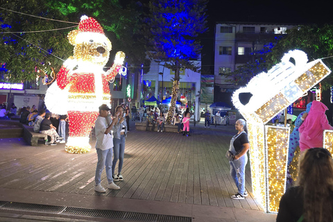 Medellin: City Christmas Lights Tour in a Themed Vehicle