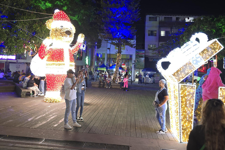 Medellin: City Christmas Lights Tour in a Themed Vehicle