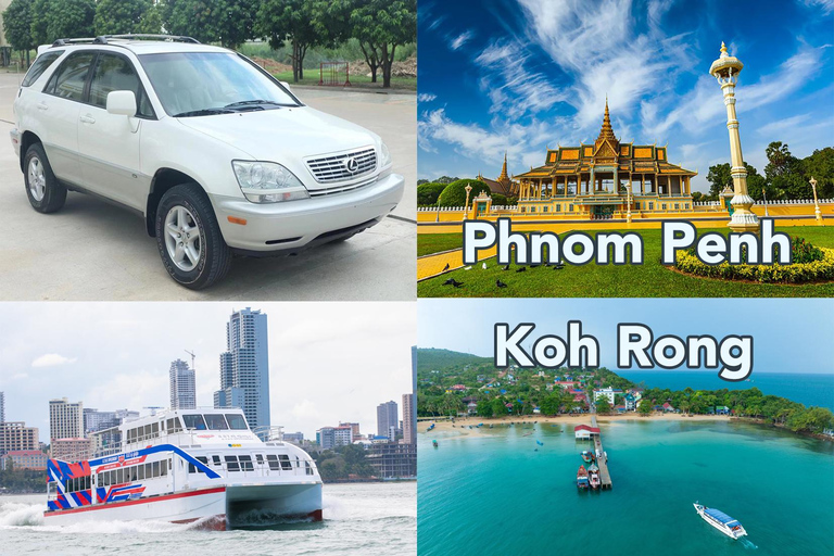 Phnom Penh Till/Från Koh Rong Island Privat Bil &amp; BåtfärjaPhnom Penh Till/Från Koh Rong Isaland Privat Bil &amp; Båtfärja