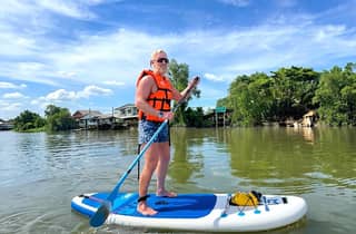 Insel Bang Krachao: Fahrradtour am Morgen und SUP-Entdeckung