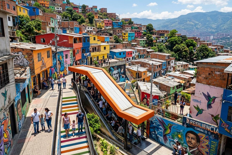 Medellín: City Sightseeing Tour, Comuna 13 and Major Sights. Shared sightseeing tour
