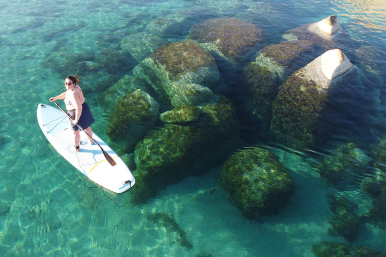 Yacht catamaran trip to the Lavezzi Islands