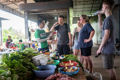 Phnom Penh: Silk Island Bike Tour & Evening Foodie Full-Day Haft Day: Evening Food Tour