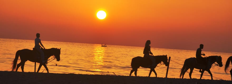 Djerba: 2 ore di passeggiata a cavallo nella laguna blu.