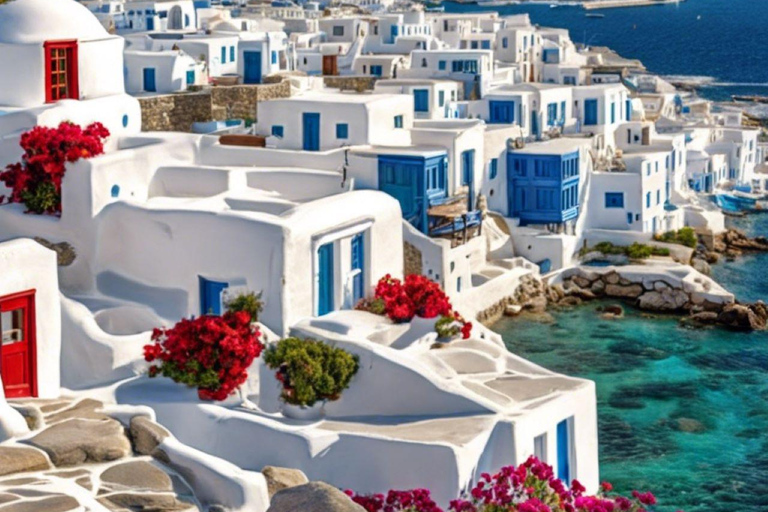 Tour in kleine groep op Mykonos voor cruisepassagiers (Ophaalservice haven)