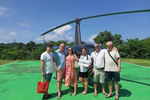 Boracay Helicopter Tour with Red Whale Party Yacht