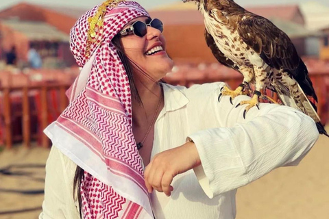 Safari privado por el desierto, paseo en camello y conducción en dunas