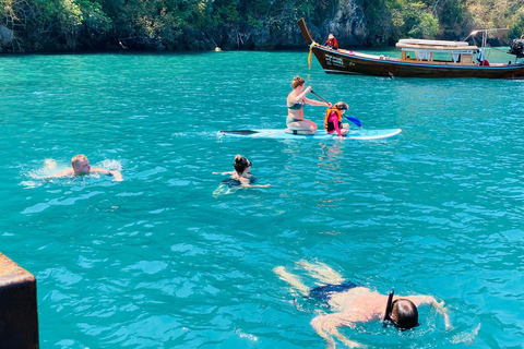 Krabi Classic 4-Island Tour with Snorkeling & Hotel Pickup Speedboat 4-Island Tour–（Excludes Post-Sun Care Spa）
