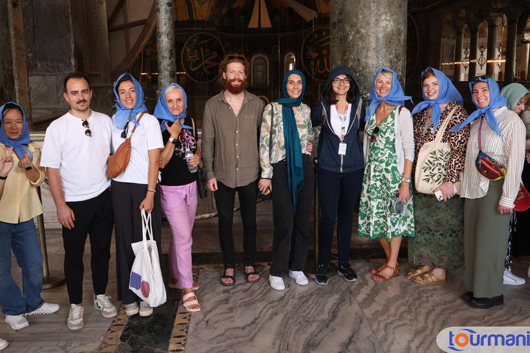 伊斯坦布尔：蓝色清真寺、圣索菲亚大教堂与地下水宫之旅不参观圣殿的游览