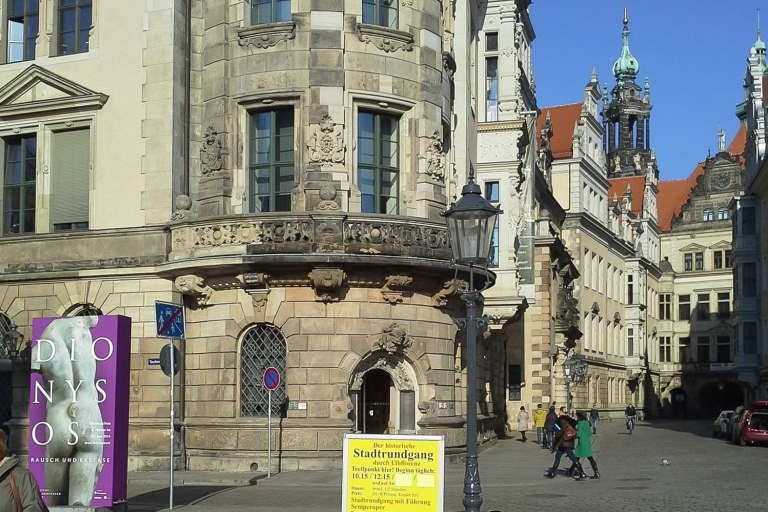 Dresden: historische stadstour door Dresden en FrauenkircheDresden: historische geleide wandeling Florence aan de Elbe