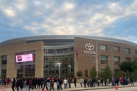 Houston: Houston Rockets NBA Basketball Game Ticket Lower Baseline