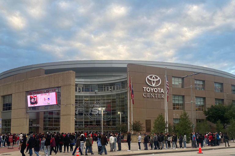 Houston: Houston Rockets NBA Basketball Game Ticket Lower Baseline