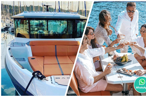 Corfu: Private Yacht Coastal Experience-Yacht Charter/Cruise Romantic Evening,Sunset-3hrs Yacht Private Experience/Cruise