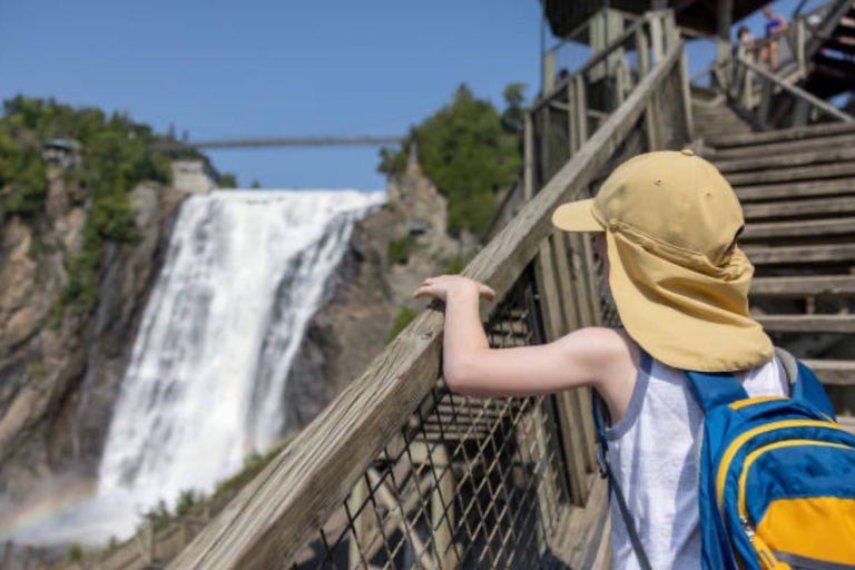 Quebec: Montmorency Falls and Basilica Private Half-Day Tour Extended Tour: Montmorency Falls, Basilica & Île d’Orléans
