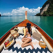 From Krabi: Private Luxury Longtail Boat From Krabi: Private Luxury Longtail Boat