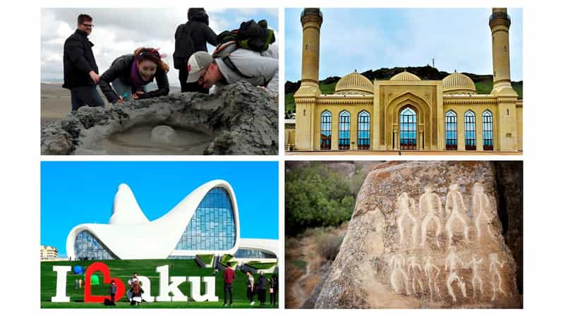 Baku: Gobusztán–Abseron túra, ebéddel és belépőkkel (opcionális)