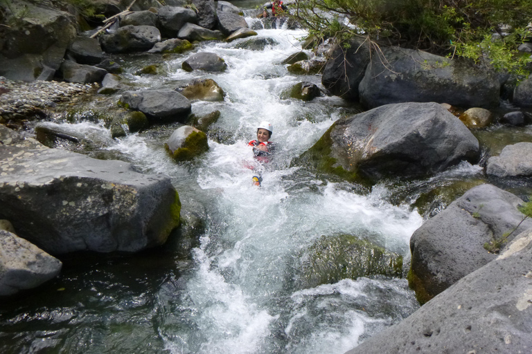 Canyoning and bodyrafting in the Alcantara River