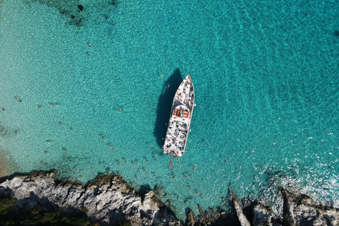 From Lefkimmi: Paxos, Antipaxos & Blue Caves Speedboat Tour