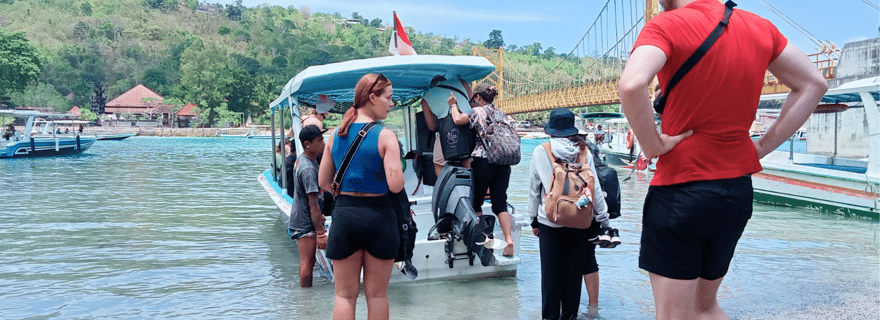 Transferts en bateau entre Nusa Penida et Nusa Lembongan
