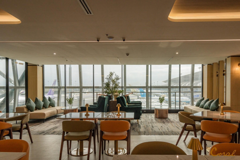 Aéroport de BKK : accès au salon Coral pour les vols nationaux et internationauxSalon Coral Finest Business Class – Porte d&#039;embarquement international D1