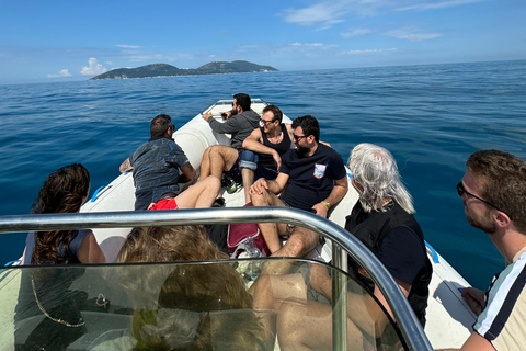 Vlorë: Sazan Island, Haxhi Ali Cave, and Karaburun Boat Tour Vlorë: Sazan, Haxhi Ali Cave Karaburun Boat Tour