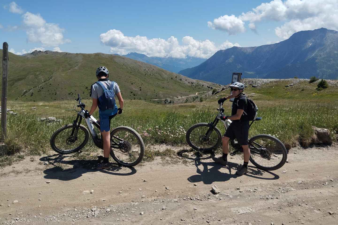 E-bike excursion in Sestriere along the Strada dell'Assietta at 2,400 meters