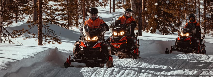 Saariselkä : Safari d'une heure en motoneige