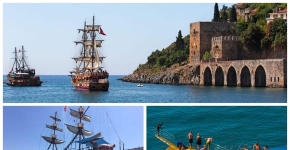 Alanya: 2 Concepts Boat Tour – Party or Relax Cruise