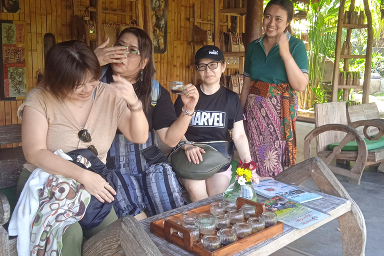 Tour privato della foresta delle scimmie di Ubud, dei campi di riso e dell&#039;altalena feliceTour privato di Ubud (biglietto d&#039;ingresso non incluso)