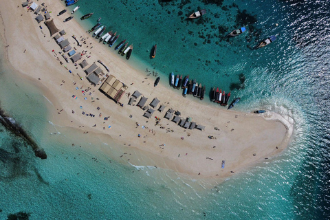 Depuis Jambian/Paje : Visite de l&#039;île-prison et du banc de sable de Nakupenda